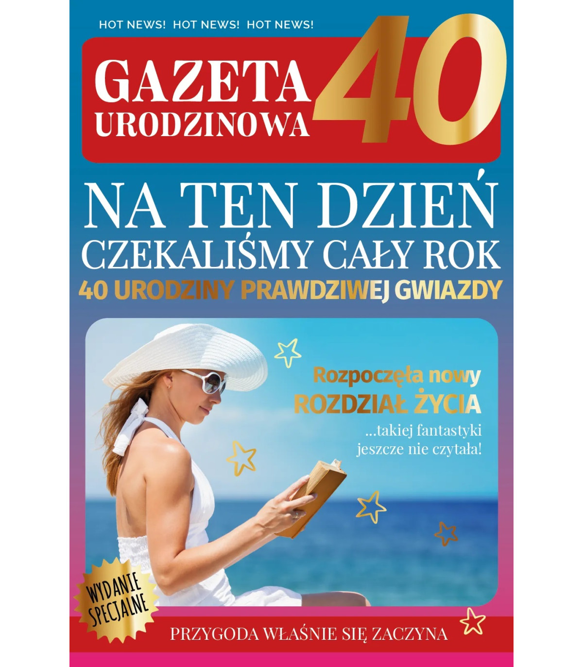 Kartka na 40 urodziny dla Przyjaciółki, Koleżanki AS45