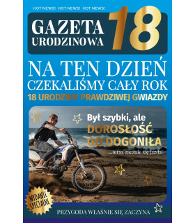 Kartka na 18 urodziny dla Kolegi, Przyjaciela, Gwiazdora AS42