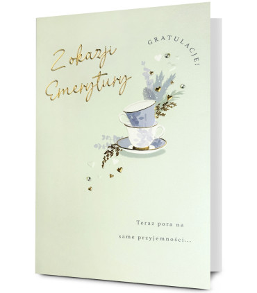 Kartka dla Emeryta, Emerytki z gratulacjami HM3199