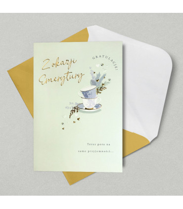 Kartka dla Emeryta, Emerytki z gratulacjami HM3199