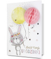 Kartka na urodzinki dla Dziecka, urocza 3D HM3429
