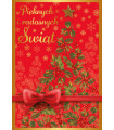 Kartka świąteczna pięknie zdobiona DK1355
