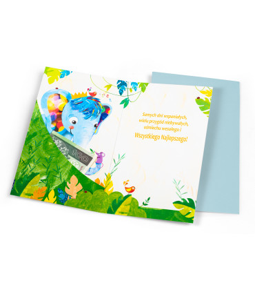 Kartka urodzinowa dla Dziecka z kieszonką na prezent 17A6038