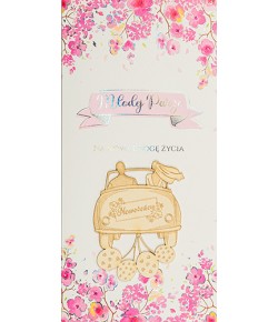 Kartka ślubna z życzeniami LUXDG20