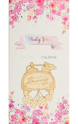Kartka ślubna z życzeniami LUXDG20