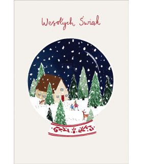 Kartka Świąteczna zabawna, artystyczna BNL39