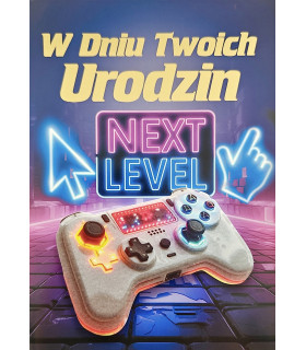 Kartka na Urodziny dla graczy komputerowych 3K119