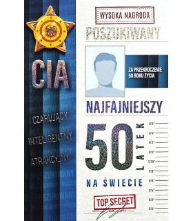 Kartka na 50 urodziny dla Mężczyzny, zabawna 4K127