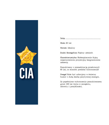 Kartka na 60 urodziny dla Mężczyzny, zabawna 4K129