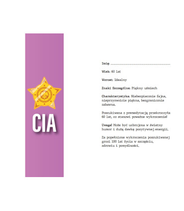 Kartka na 60 urodziny dla Kobiety, wesoła 4K130