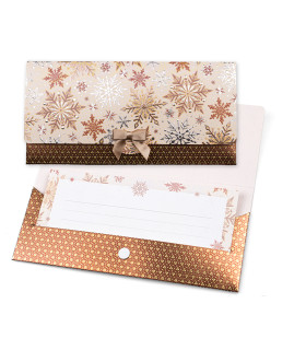 Koperta upominkowa świąteczna na banknoty, vouchery 81P6055