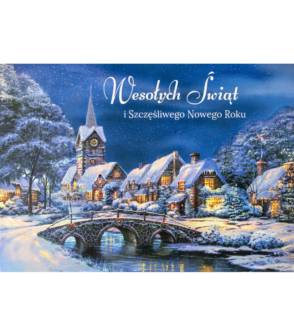 Przestrzenna Kartka świąteczna z życzeniami 3D NNP9