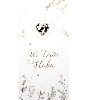 Kartka dla Nowożeńców z pięknymi życzeniami 6M302