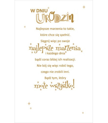 Kartka na 9 urodziny dla chłopaka U107