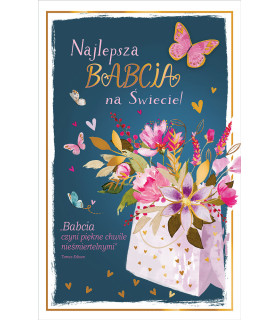 Kartka dla Najlepszej Babci na świecie U159