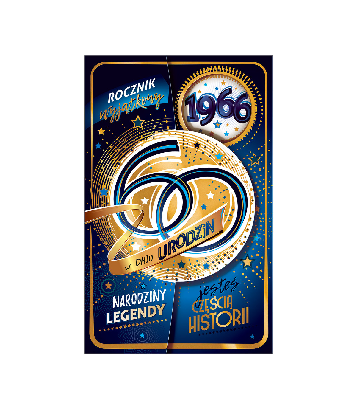 Kartka na 60 urodziny dla urodzonych w 1966 roku ABCR30