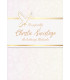 Kartka z okazji Chrztu z życzeniami, delikatna, elegancka DK1387
