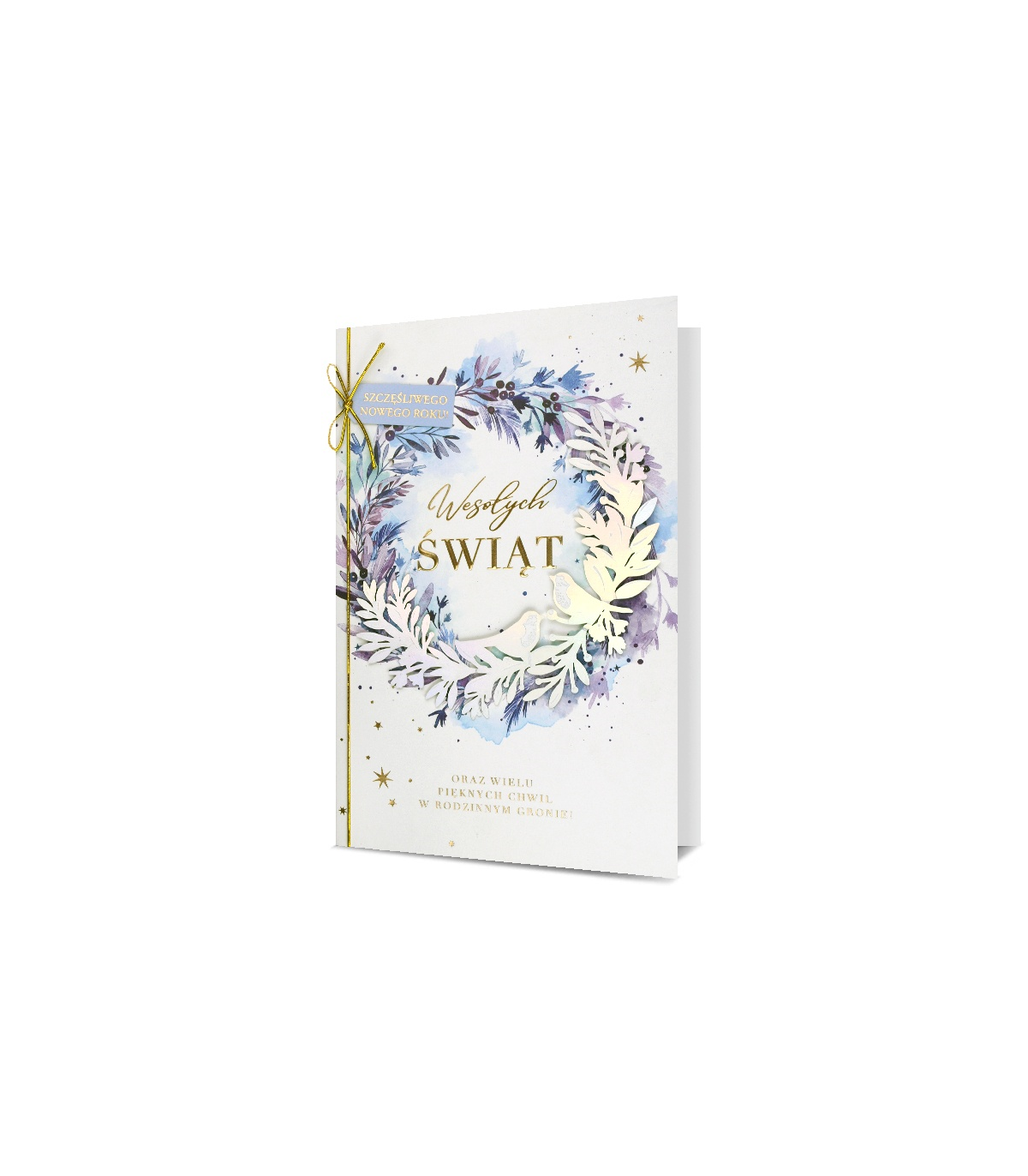 Delikatna Kartka świąteczna duża HM1060