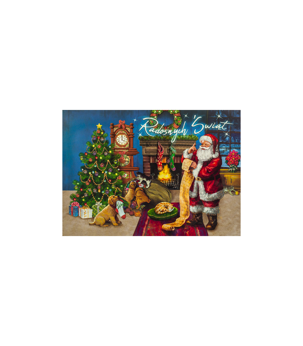 Przestrzenna Kartka świąteczna z życzeniami NNP7