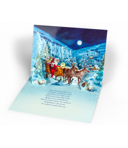 Przestrzenna Kartka świąteczna z życzeniami NNP1