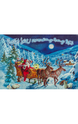 Przestrzenna Kartka świąteczna z życzeniami NNP1