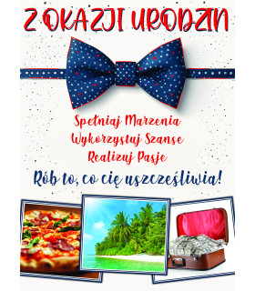 Kartki na urodziny dla eleganckiego Mężczyzny Grande16