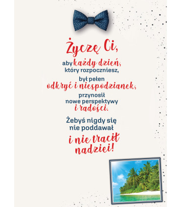 Kartki na urodziny dla eleganckiego Mężczyzny Grande16