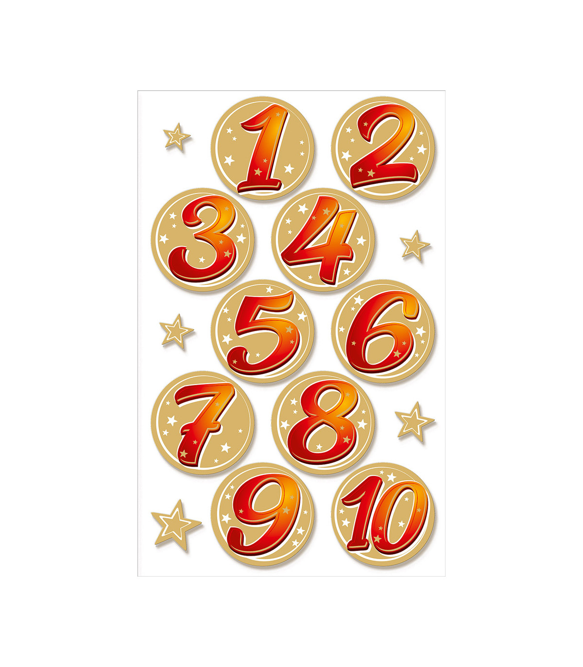 Kartka na urodziny dziecka z cyframi do naklejenia wieku ABCR20