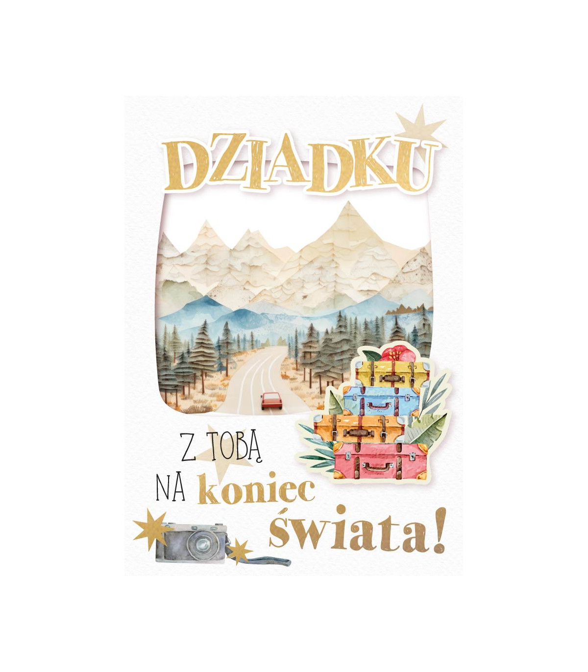 Kartka dla Super Dziadka z życzeniami DK1404