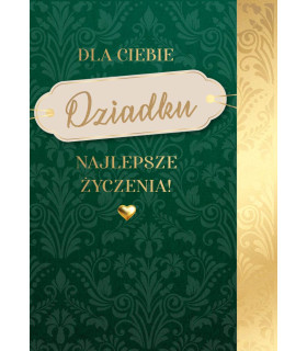Elegancka Kartka z życzeniami dla Dziadka DK1403