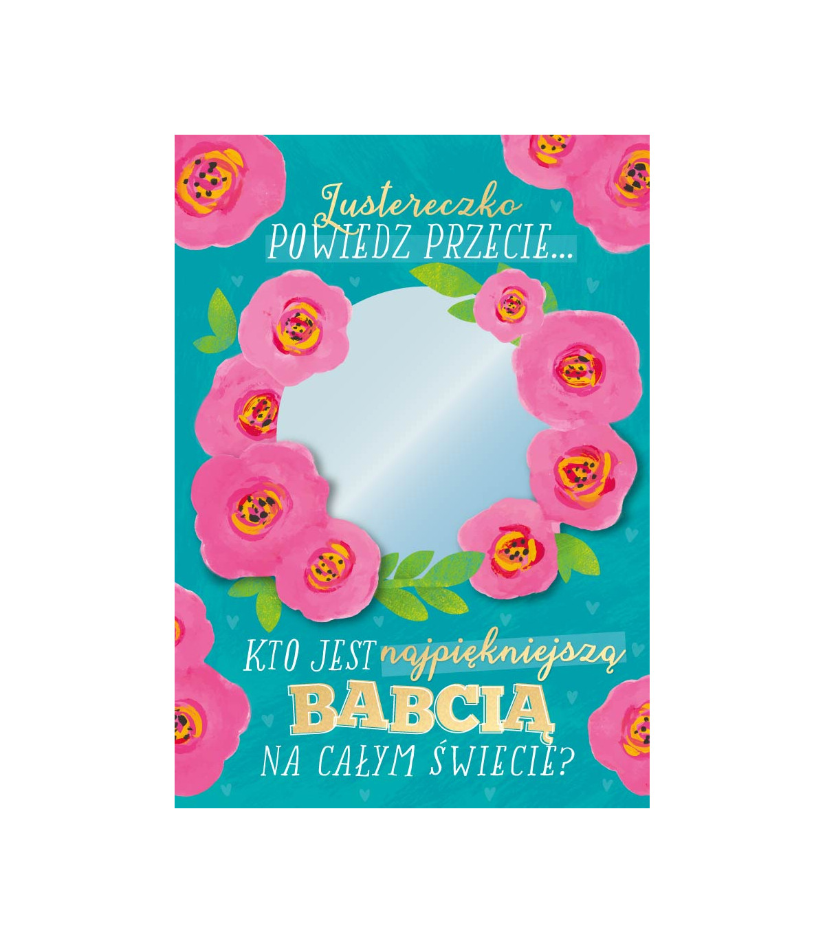 Kartka dla Babci zabawna z lusterkiem DK1401