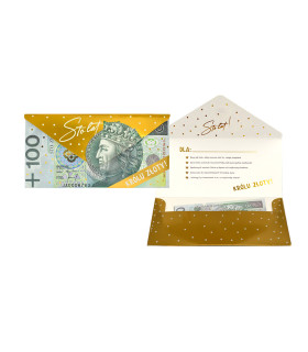 Koperta na prezent Urodzinowy pieniądze, karty, bony PCKOP34