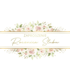 Zaproszenia na Rocznicę Ślubu zestaw 10 szt. ASZP109