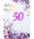 Kartka z okazji 50 urodzin z mądrymi życzeniami M1068
