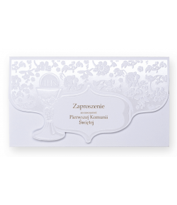 Zaproszenia komunijne zestaw 10 szt ZK5510A