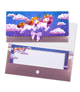 Koperta na prezent dla Dziewczynki pięknie zdobiona 87P6009