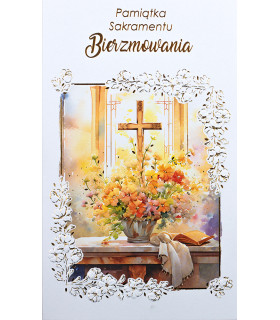 Kartki na Bierzmowanie delikatne, eleganckie  A19652