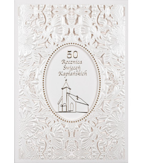 Kartka z okazji 50 Jubileuszu Święceń Kapłańskich 6M326