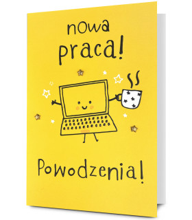 Kartka z życzeniami Powodzenia w Nowej Pracy HM3203