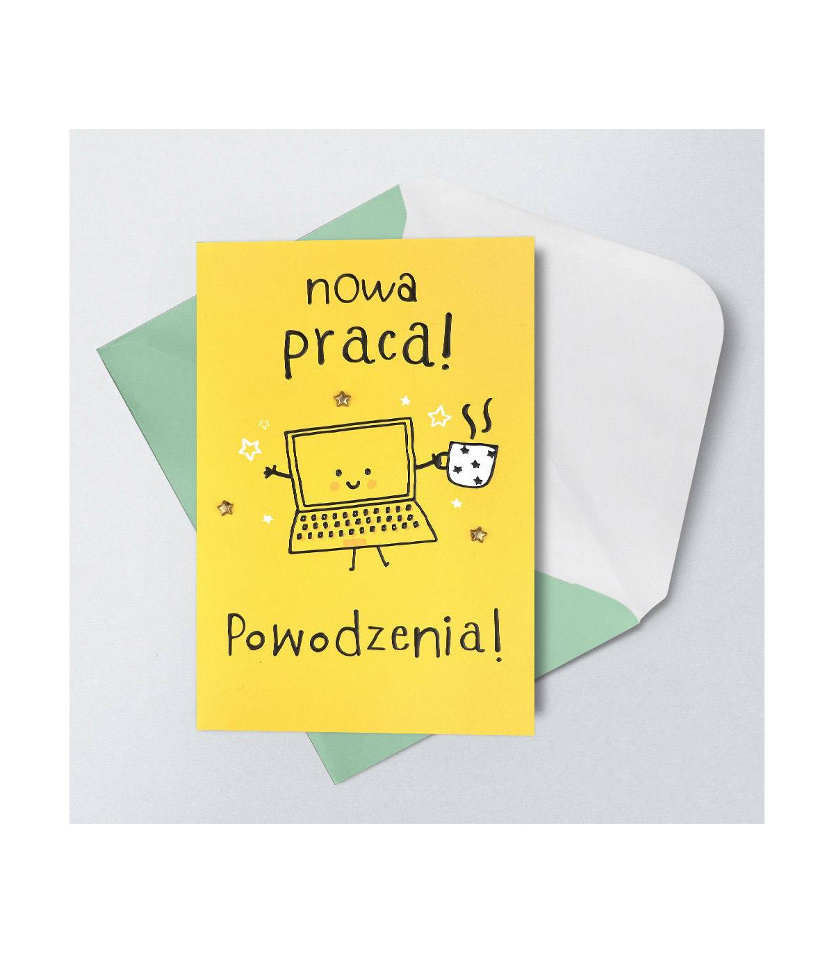 Kartka z życzeniami Powodzenia w Nowej Pracy HM3203