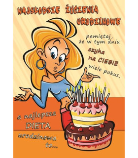 Kartka urodzinowa Comic 05