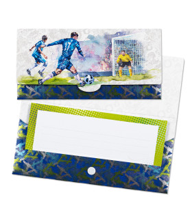 Koperta etui na prezent urodzinowy dla piłkarza 87P6011