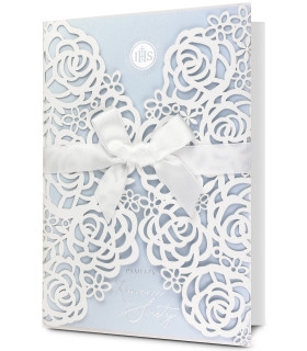 Pamiątka z okazji Komunii św. Kartka ażurowa HM1181K