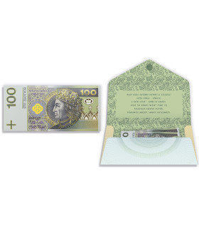 Koperta ozdobna na upominek pieniądze, banknoty PDKOP9