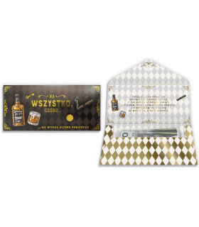 Koperta ozdobna na prezent dla mężczyzny pieniądze PDKOP5