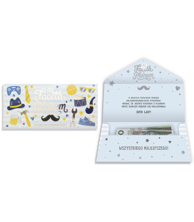 Koperta na prezent dla mężczyzny banknoty, vouchery PDKOP2