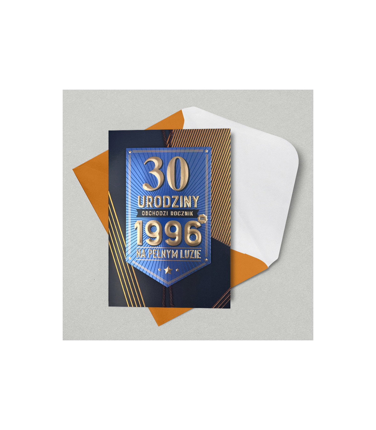 Kartka na 30 urodziny dla Faceta urodzonego w 1996 roku HM3627