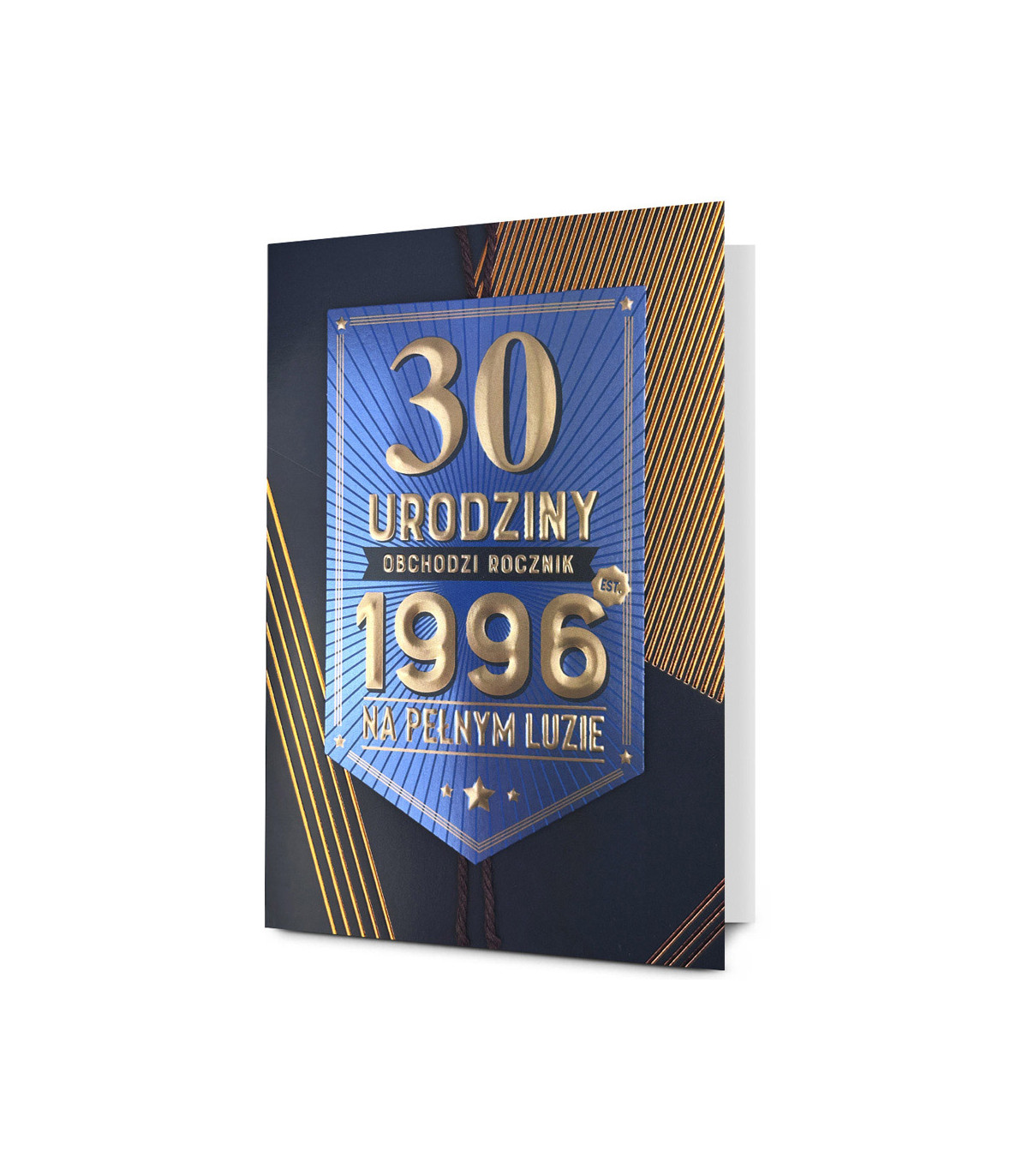 Kartka na 30 urodziny dla Faceta urodzonego w 1996 roku HM3627