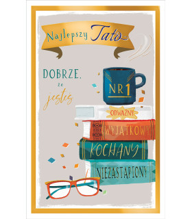 Kartka dla wyjątkowego Taty z życzeniami U172