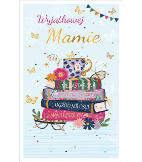 Kartka dla wyjątkowej Mamy z pięknymi życzeniami U170